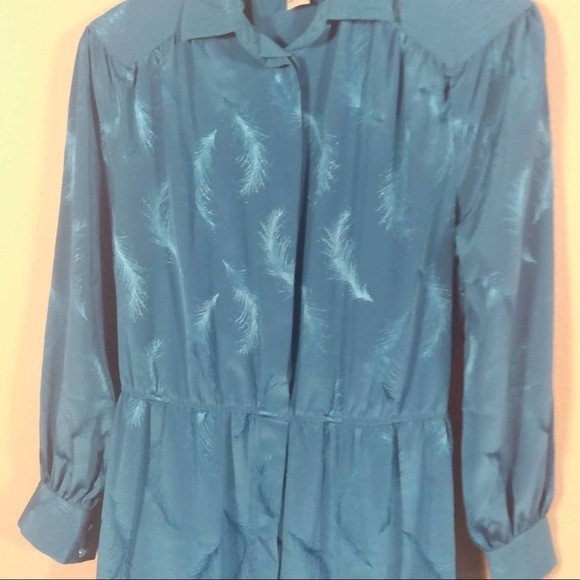 Michelle Stuart Vintage Feather Prairie Dress sz 6 - Picture 11 of 13